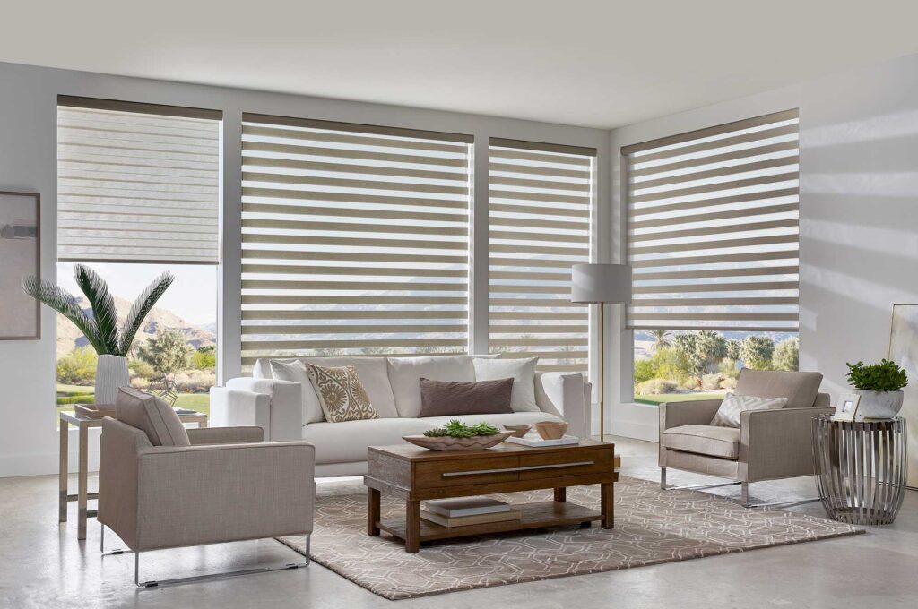Alpha Blinds & Zebra Shades bandedshades